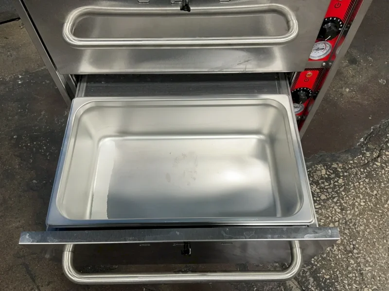 VULCAN THREE 21”X13”X6” DRAWERS COMMERCIAL FOOD WARMER  -  VW3S