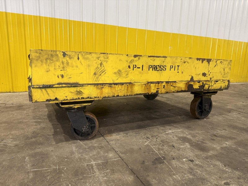 42" X 72" HEAVTY DUTY ROLLING CART ON STEEL CASTERS: YOBRO #25443