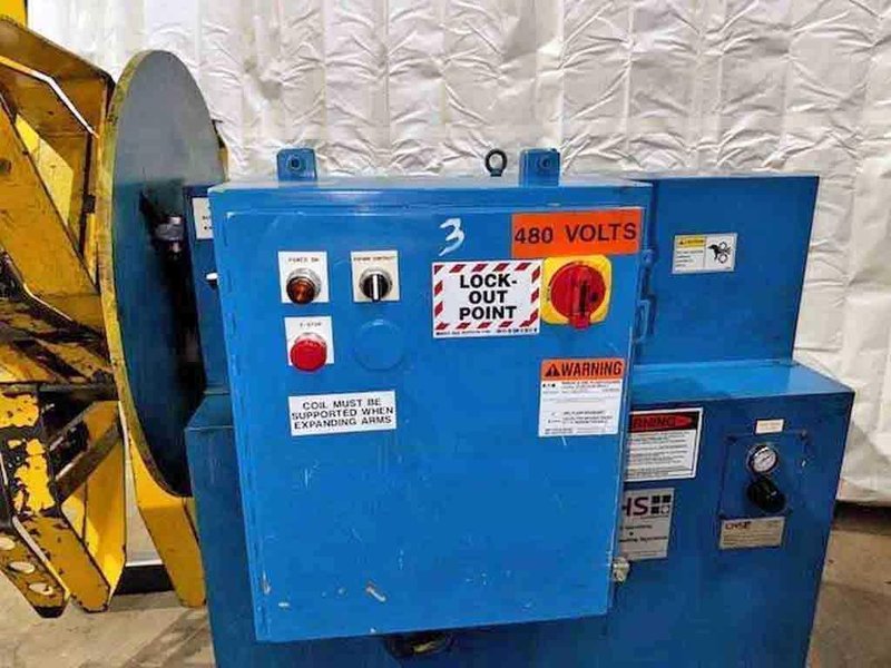 4,000# x 20" Minster/CHS Uncoiler