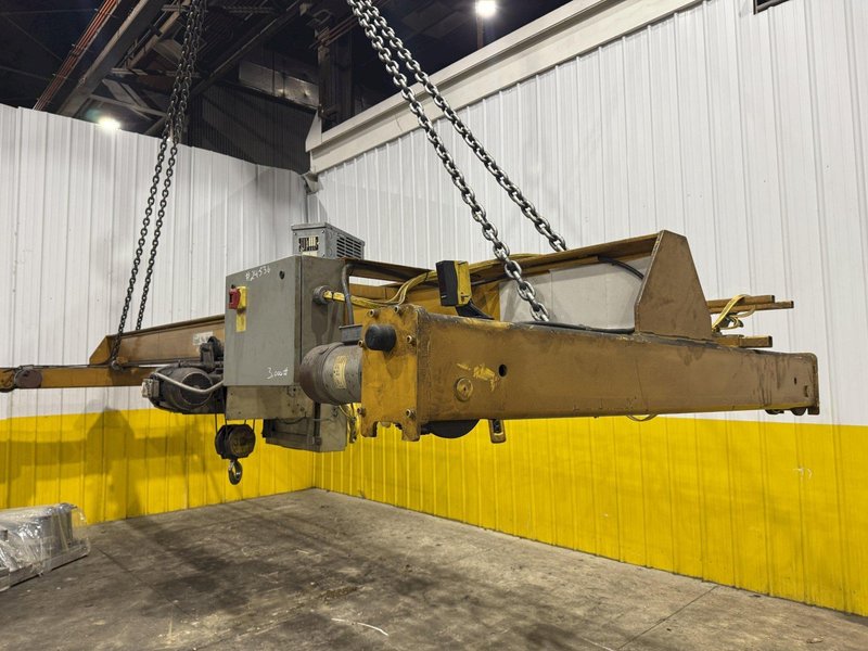 3 TON X 20' OSBORN SINGLE GIRDER CRANE W/ DETROIT HOIST: YOBRO #24536