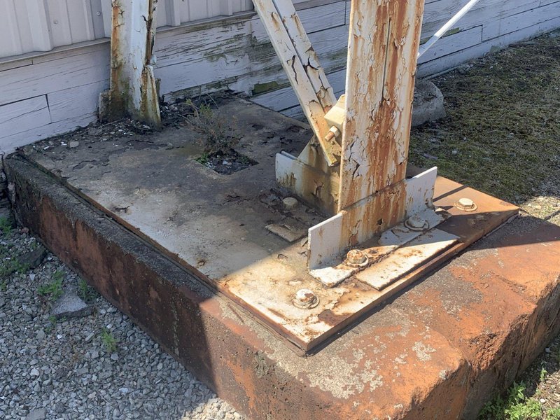 10 TON X 60' X 1000' P&amp;H OVERHEAD SELF STANDING YARD CRANE SYSTEM: STOCK #13150