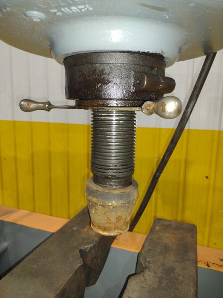 125 TON X 48" DAKE H-FRAME HYDRAULIC PRESS: YOBRO #24587