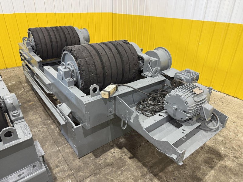 120 TON (240,000 LBS) RANSOME PANDJIRIS POWERED TANK TURNING ROLLS, POWER &amp; IDLER: STOCK #23144