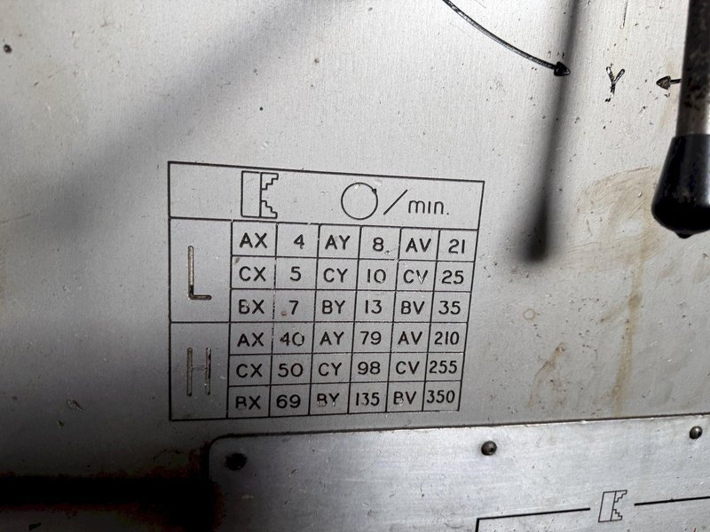 36" X 120" BROADBENT 16" HOLLOW SPINDLE ENGINE LATHE.  STOCK #0889125
