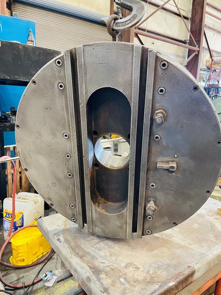 USED, 26&quot; GIDDINGS &amp; LEWIS DAVIS MODEL CFF 26 FACING HEAD