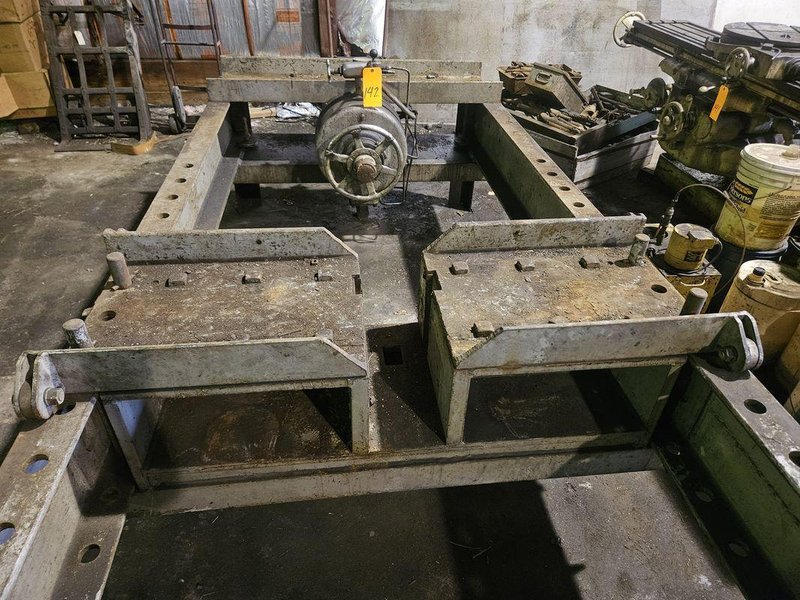 150-TON DAKE HYDRAULIC STRAIGHTENING PRESS. STOCK # 0778725