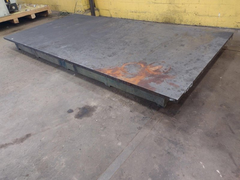 12&#039; X 6&#039; STEEL LAYOUT TABLE PLATE: STOCK #23783