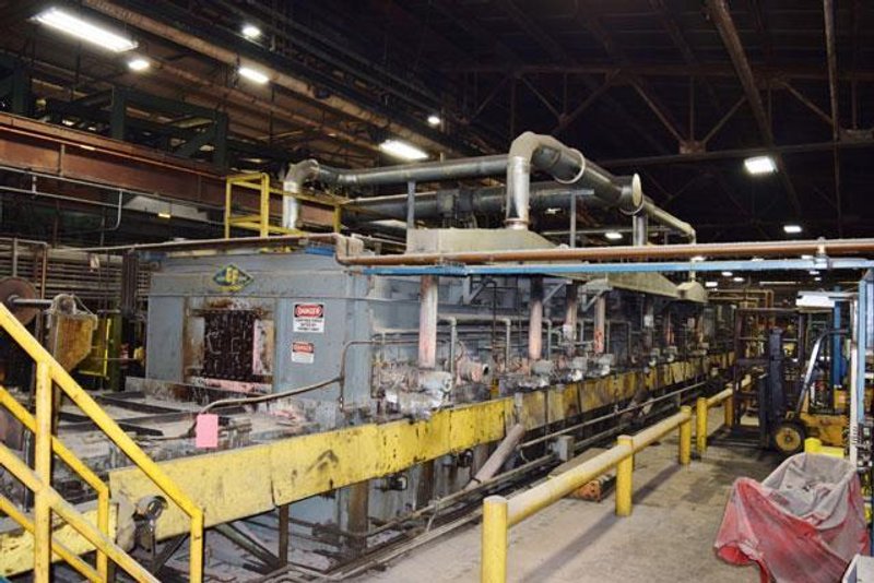 80" (2032mm) E.F.C.O. Roller Hearth Bright Anneal for Copper Tube Coils (13708)