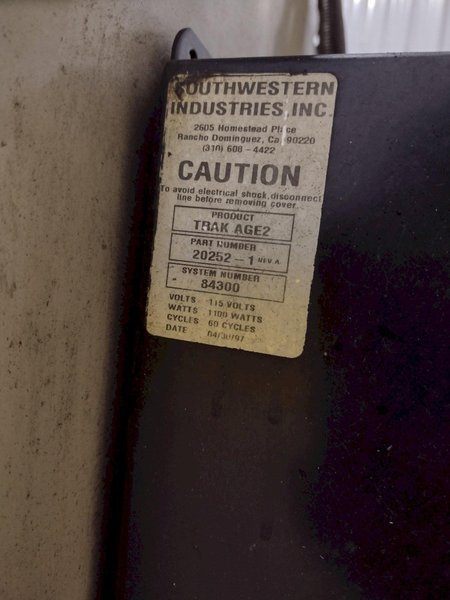 WILLIS\ MODEL #MICRO CUT 1050 CNC TRAK AGE2 CONTROL RAM TYPE MILL: YOBRO #24806