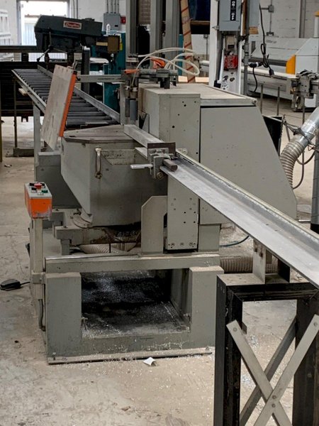420 mm Blade Dia., Elumatec Upcut Non-Ferrous Semi-Automatic Circular Saw, Model MGS-105
