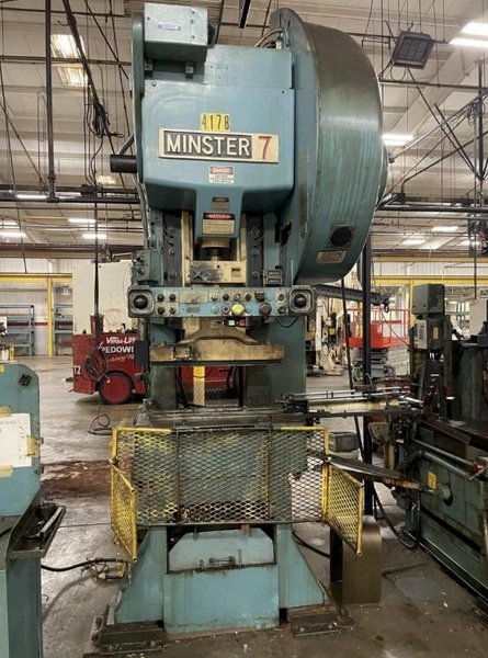 75 TON MINSTER MODEL #7 GAP FRAME PRESS