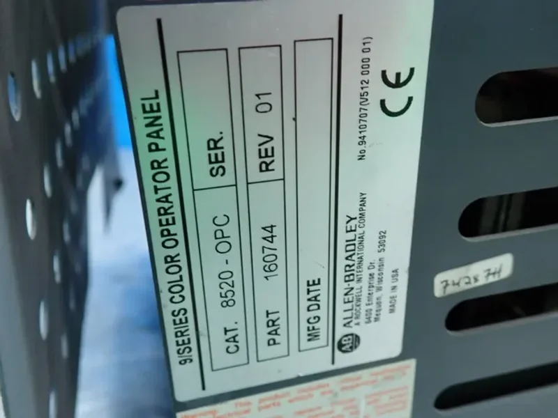 ALLEN BRADLEY 9/SERIES OPERATOR CONTROL PANEL  -  8520-OPC