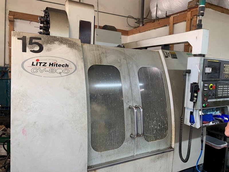 2006 LITZ HITECH CV-800 Vertical Machining Centers