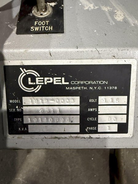 46 KVA LEPEL INDUCTION HEATER. STOCK # 0661625