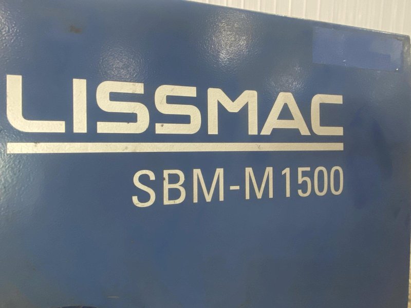 60" WIDE LISSMAC MODEL #SBM-M1500 DESCALER / BELT GRINDER: STOCK #20990