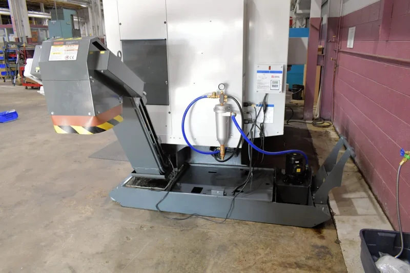 USED HAAS 21" X 32.5" CNC LATHE MODEL ST-30 WITH HAAS V2 BARFEEDER