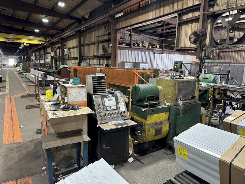 LOC SEAM - STANDING SEAM METAL ROOF PANEL ROLLFORMER LINE, COMPLETE LINE: STOCK #23382