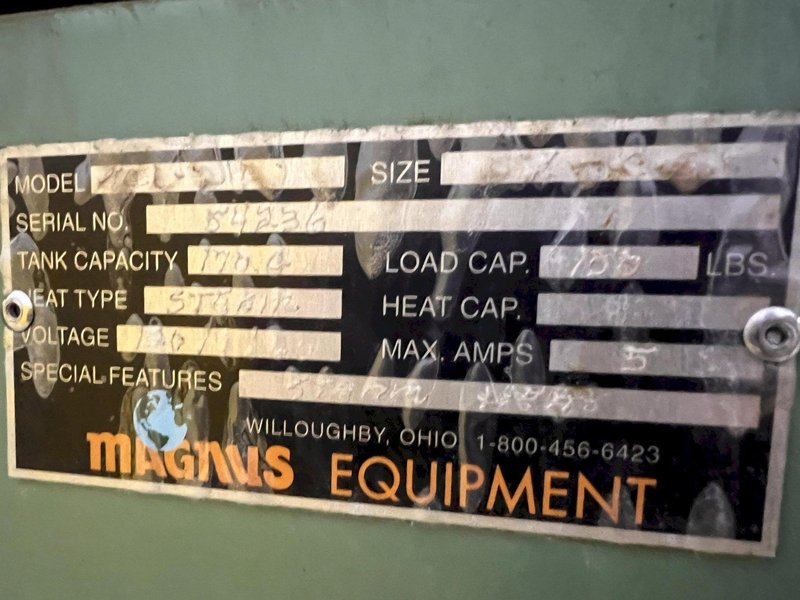 24&quot; x 48&quot; MAGNUS MODEL #MIJ-LIF SUBURSIVE PARTS AGITATE WASHER: STOCK #20664