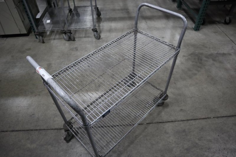 Nexel Wire Shop Cart - 2 Shelves- Auction Item
