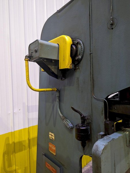 55 TON X 12' CHICAGO D &amp; K MODEL #1012-B AIR CLUTCH MECHANICAL PRESS BRAKE: STOCK #19216