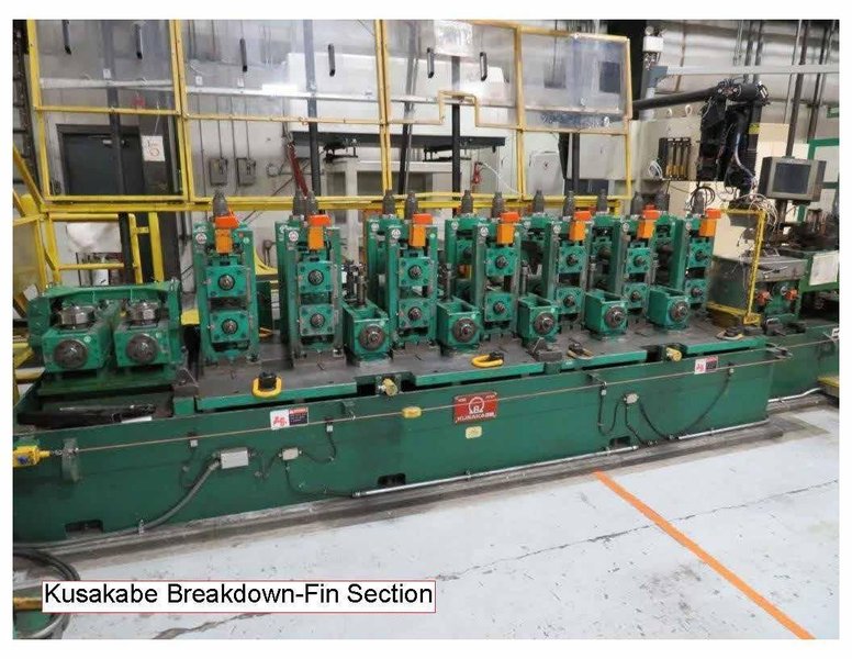 60.5MM KUSAKABE STAINLESS STEEL RAFTED LASER TUBE MILL