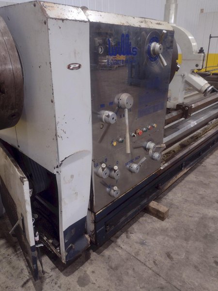 40" X 120" WILLIS MODEL #PA4010030 HOLLOW SPINDLE ENGINE LATHE, 10" HOLE, MAMMOTH SERIES, NEW 2009: STOCK #22267