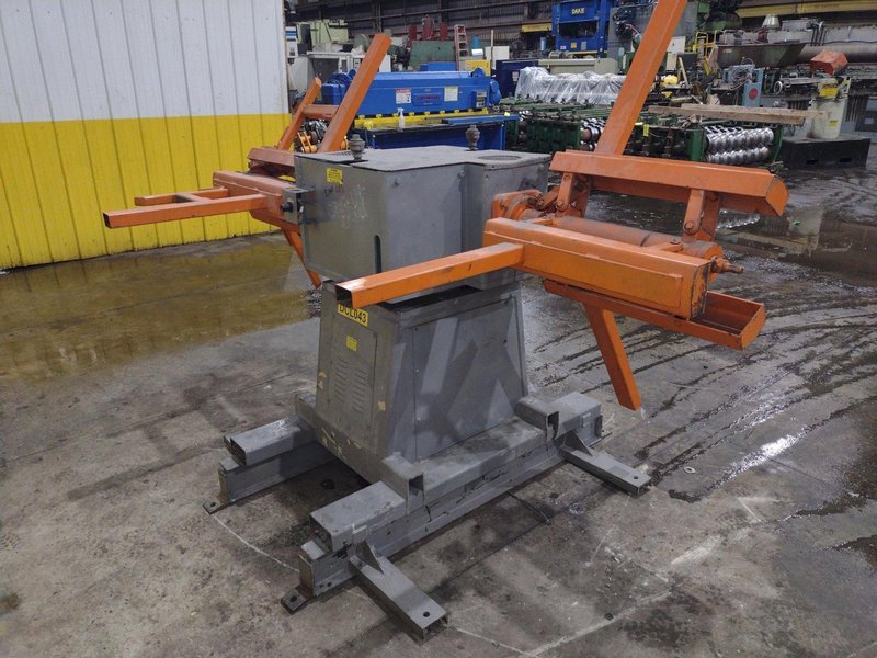 4,000 LBS X 24" PRESS ROOM EQUIPMENT MODEL #PRD-244000-NAB DOUBLE END COIL REEL UNCOILER: YOBRO #25067