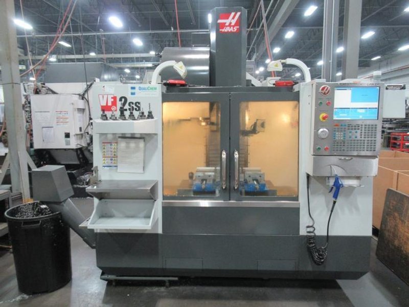 Haas VF-2SS CNC Vertical Machining Center, 30&quot;x16&quot;x20&quot; Travels, CT40, 12k RPM, Probing, High Speed Machining- Auction Item