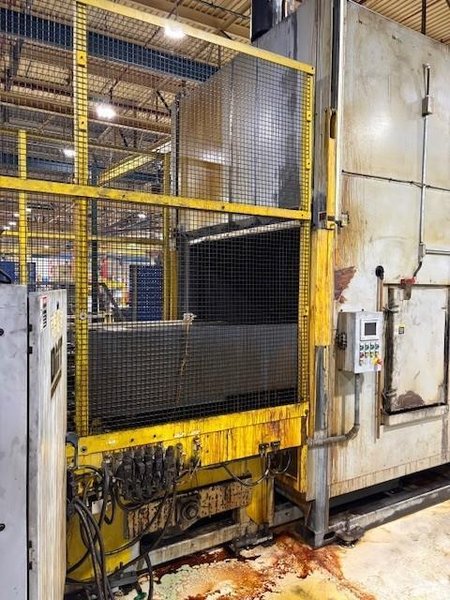 74" X 74" STOELTING MODEL #CSW8121 ROLL-IN TURNTABLE TYPE PARTS WASHER: YOBRO #25172