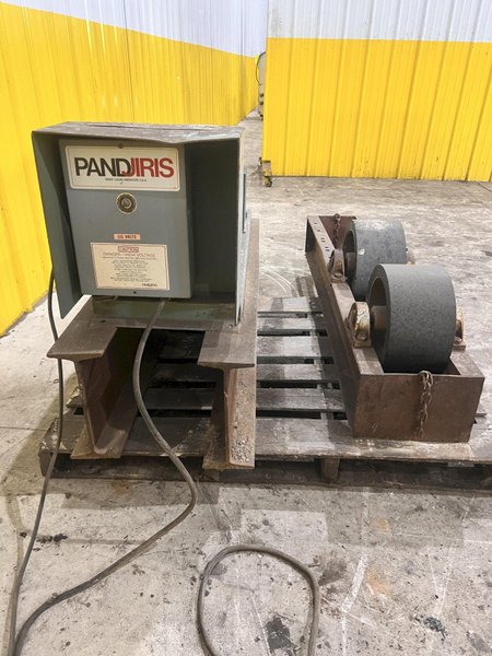 4,000 LB PANDJIRIS PIPER PIPE TANK TURNING ROLLS, DRIVE &amp; IDLER: STOCK #20362
