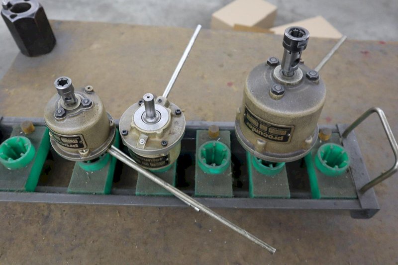 Procunier Tapping Heads, (2) Model 1'swith Straight and R8 Shank, (1) Model 2 with R8 Shank- Auction Item