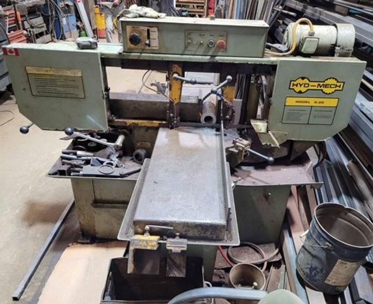 13" x 18" HYD-MECH MODEL #S20A SWIVEL AUTOMATIC HORIZONTAL BANDSAW STOCK #3691