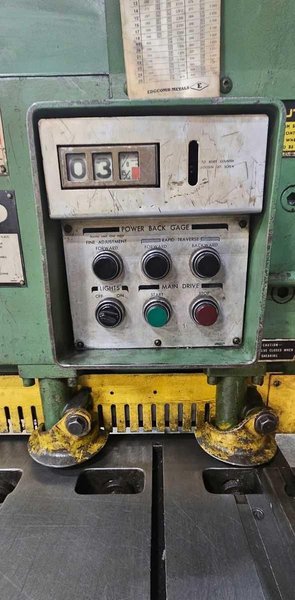 10&#039; X 1/4&quot; CINCINNATI 1810 MECHANICAL POWER SQUARING SHEAR: STOCK #80172