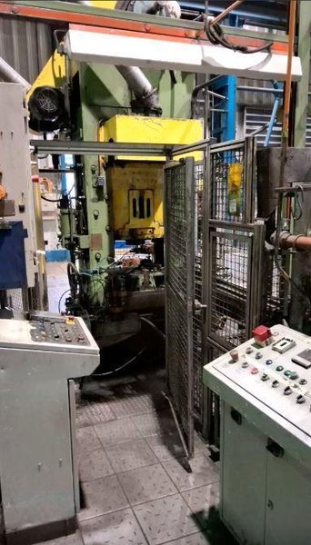 100 TON WILKINS &amp; MITCHELL HOT FORGING PRESS W/ SUB PRESS