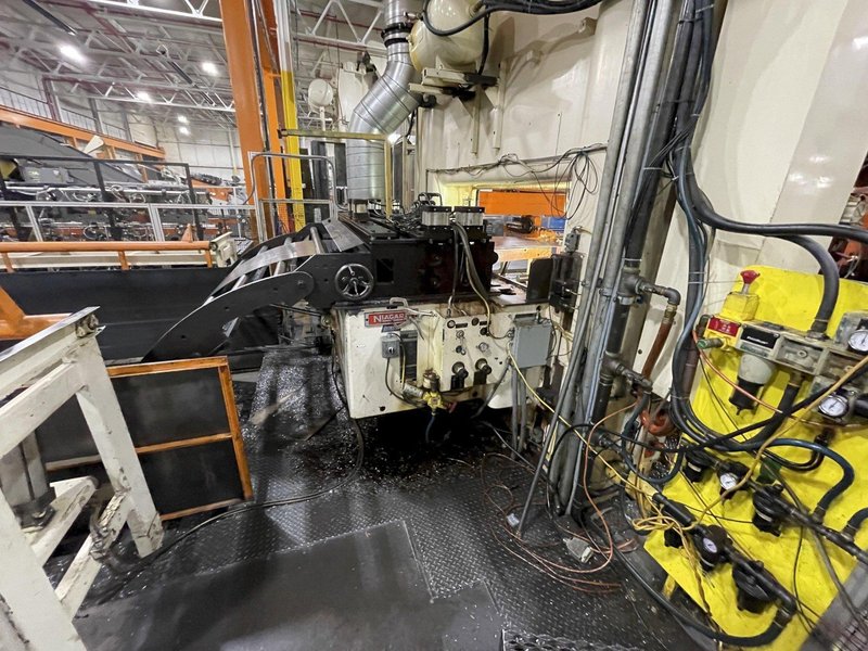 1330 ton Niagara SE4-1330-186-84 Straight Side Mechanical  Metal Stamping Transfer Press For Sale, Year 1991