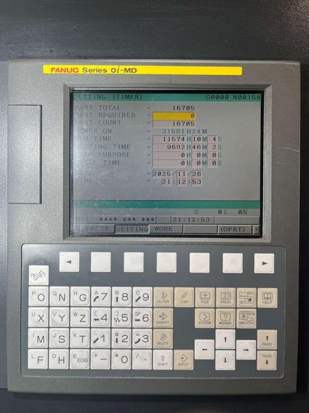 Chevalier FVM-4016DCL CNC Bridge Mill – 50 Taper Mill