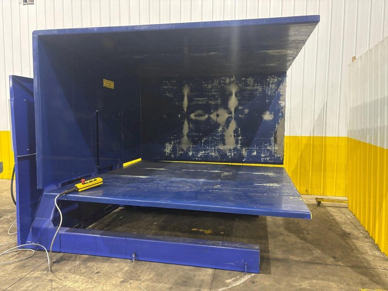 3750 LBS x 96" X 96" PREMIER MODEL #FS-WIDEBODY HYDRAULIC CLAMP &amp; ROTATE PALLET FLIPPER: YOBRO #24597
