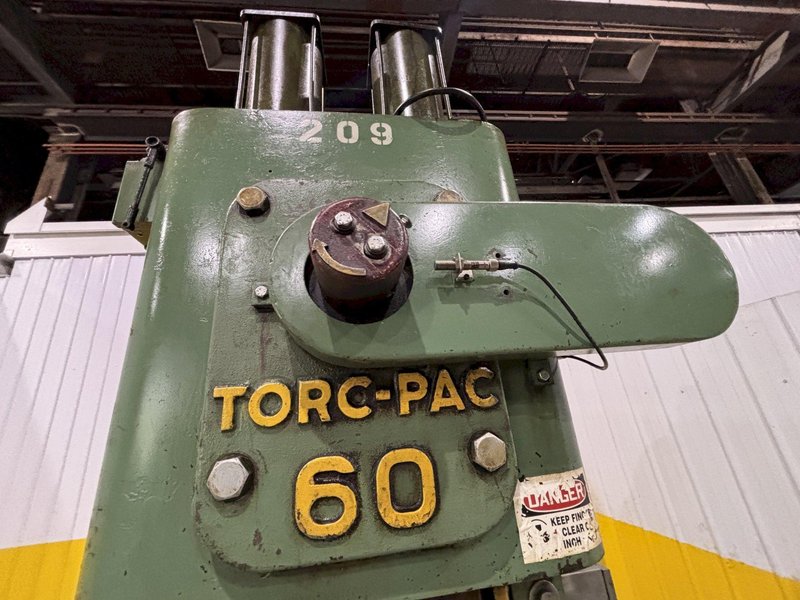 60 TON TORC-PAC USI CLEARING OBI PRESS 6" STROKE: STOCK #22824