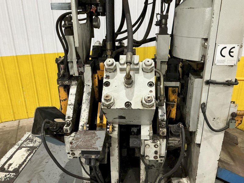 6" X 6" X 5/8" FICEP MODEL #A152 CNC ANGLE LINE PUNCH &amp; SHEAR 2003: YOBRO #25246