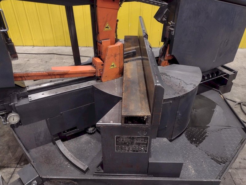 16&quot; X 28&quot; COSEN MODEL #SH-710LDM HORIZONTAL 60° MITERING BAND SAW: STOCK #23643
