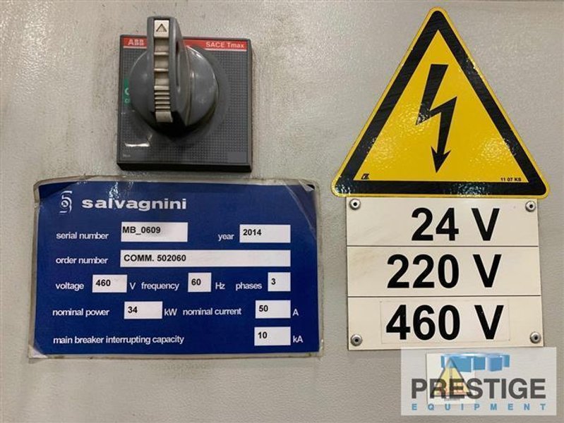 Salvagnini 242 Ton x 13&#039; 7-Axis B3-220/4250 CNC Hydraulic Press Brake