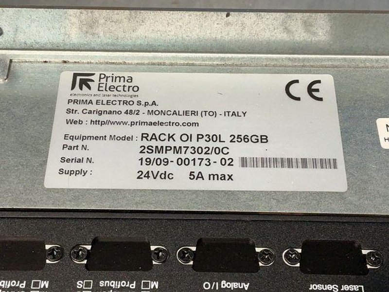 PRIMA ELECTRO INDUSTRIAL CONTROLLER UNIT RACK OI P30L 256GB  -  2SMPM7302/0C