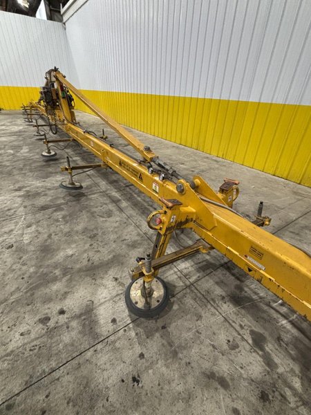 8,000 LBS X 60&#039; X 8&#039; ANVER MODEL  82001216 (E800M16-642A-8/53) VACUUM SHEET LIFTER, 2015: STOCK 22458