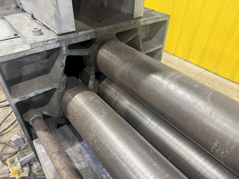 80" X .137" TITAN MODEL #8268-2035 PROGRAMMABLE HYDRAULIC PLATE ROLL, NEW 2008: YOBRO #24735