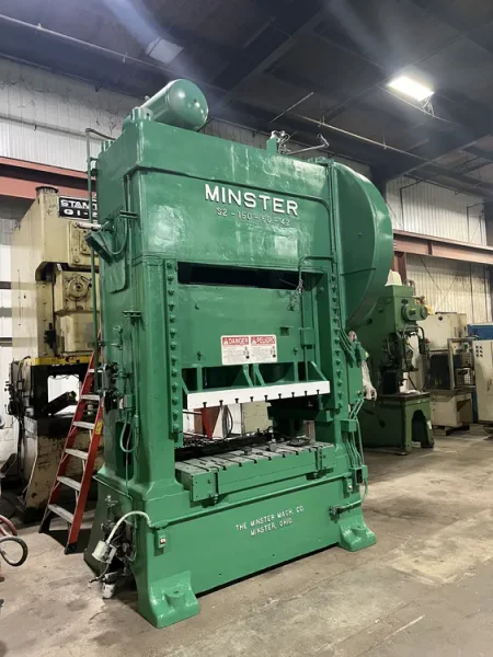 MINSTER 150 TON SSDC PRESS, S/N 6686, STOCK# 14188T