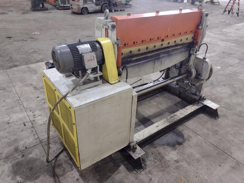 52" X 14 GA WYSONG MODEL #1252-HS BOWTIE BLADE HIGH SPEED CUT TO LENGTH LINE MECHANICAL SHEAR: STOCK #22751