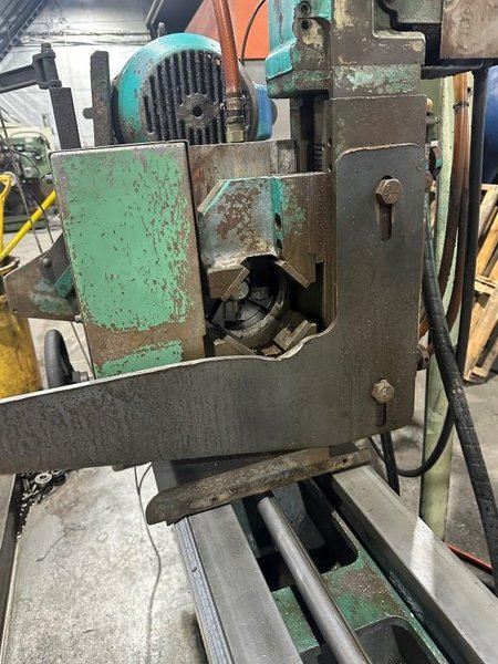 6.25" x 75" Hey No. 3 Double End Facing And Centering Machine