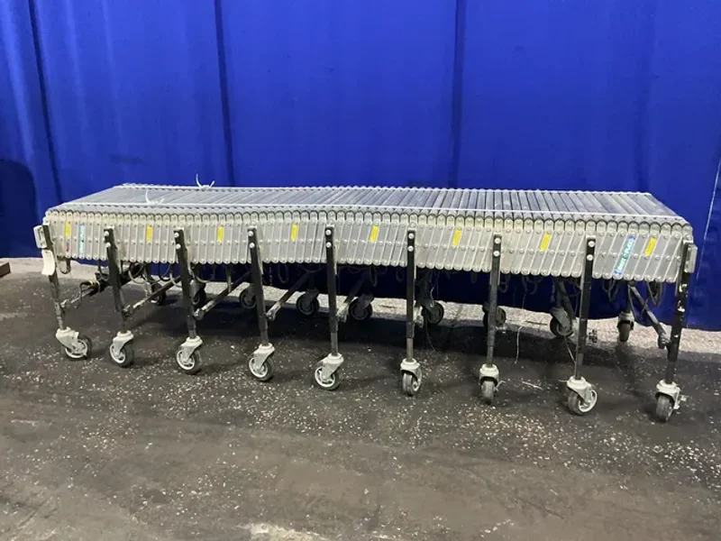 Best Flex 28” X 30’ Powered Accordion Conveyor - 1.5 Power