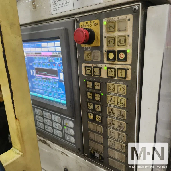 720 TON 126 OZ TOSHIBA MODEL ISGT720V21-59B  INJECTION MOLDING MACHINE MFG 2003