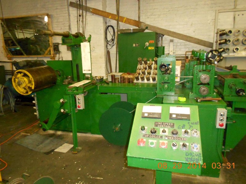 18&quot; (457mm) x 3&quot; ARBOR STANAT SLITTING LINE (14026)